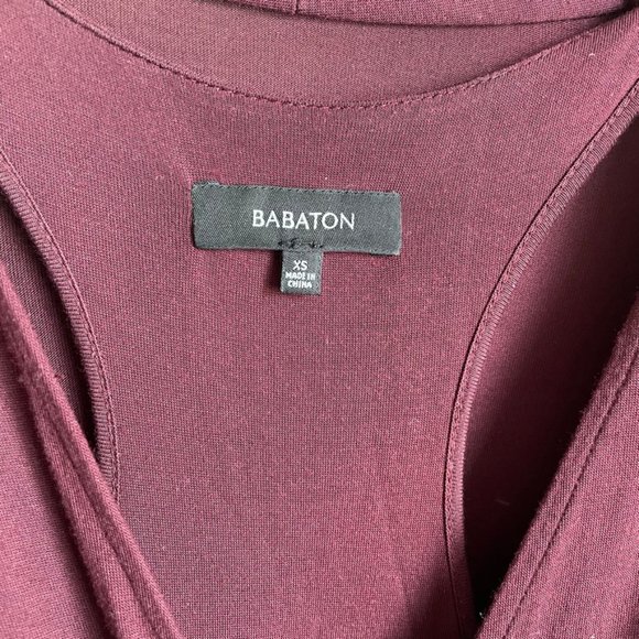 Babaton Burgundy dress Size XS - Picture 4 of 4
